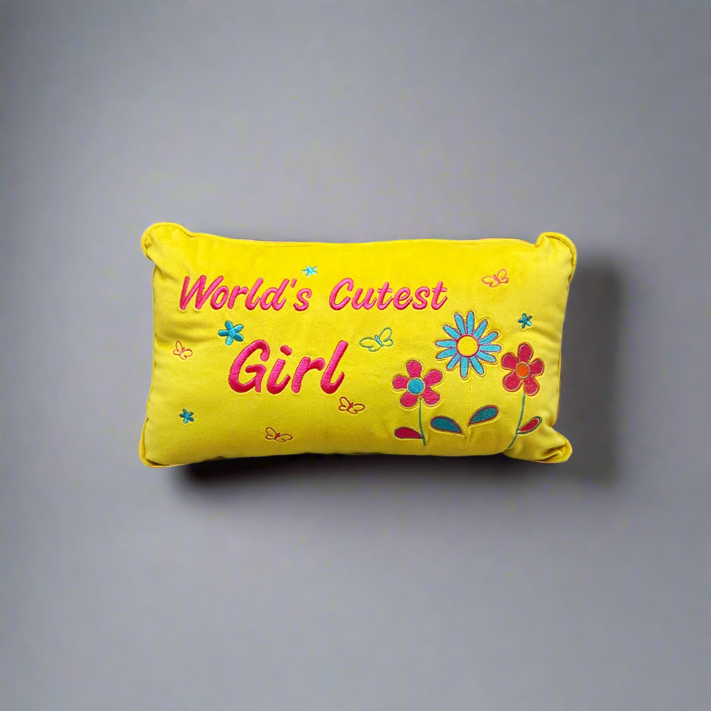 Worlds Cutest Girl Cushion