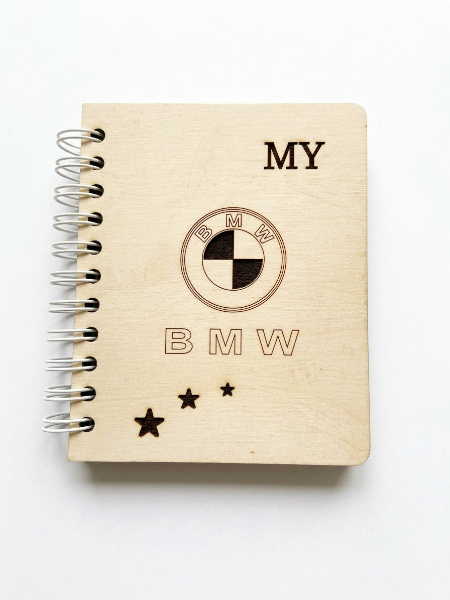 Mini Notebook Cars BMW Pearl/Black