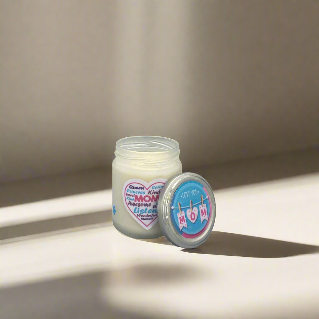 Mother's day printed scented candle