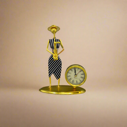 Musician Clock Figure