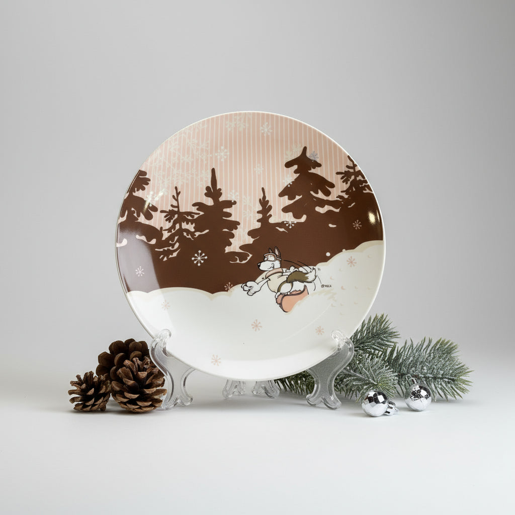 Cookie plate Husky Girl