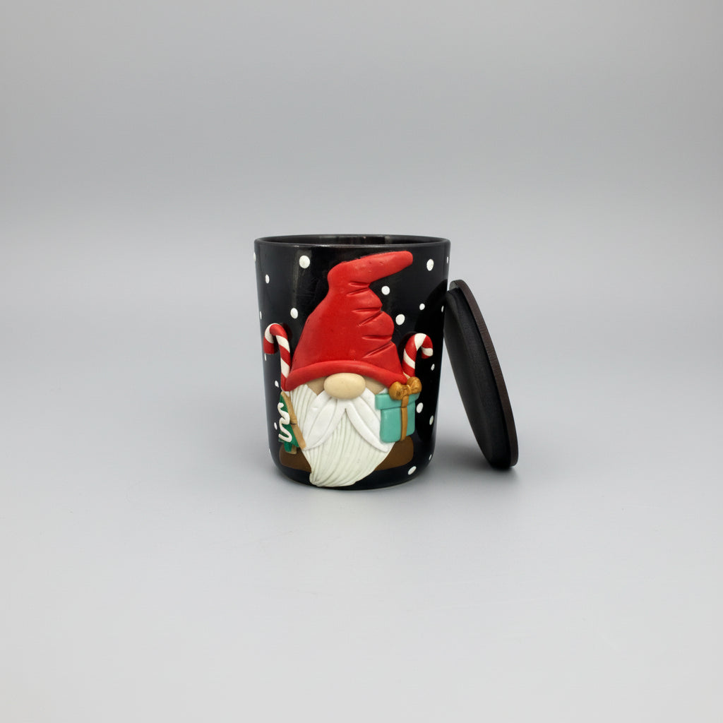 Christmas Santa Candle