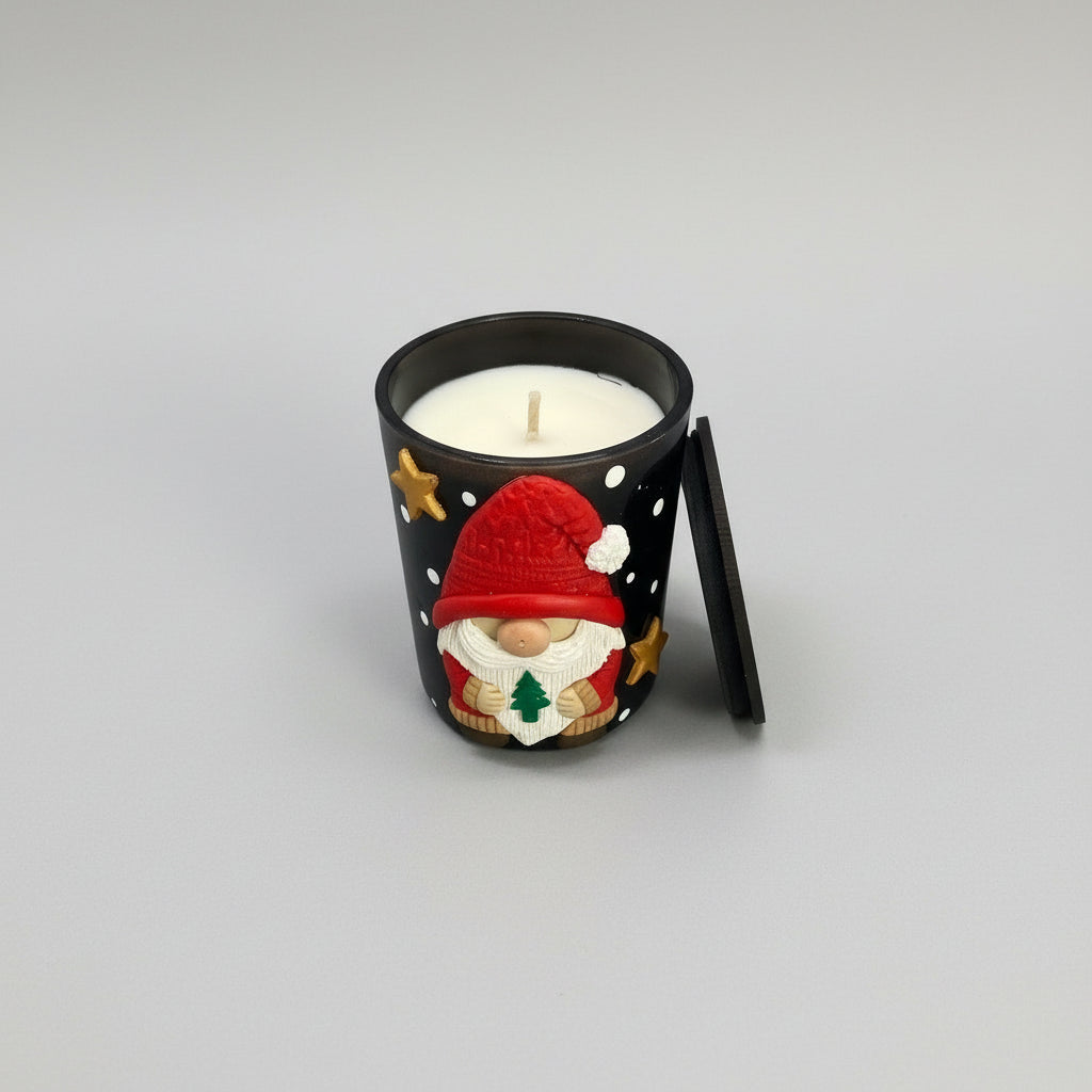 Christmas Santa Candle