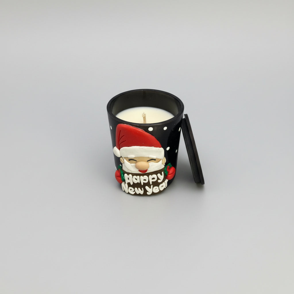 Christmas Santa Candle