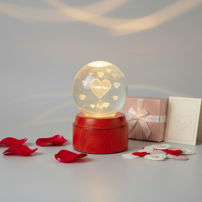 Rotating Crystal Globe