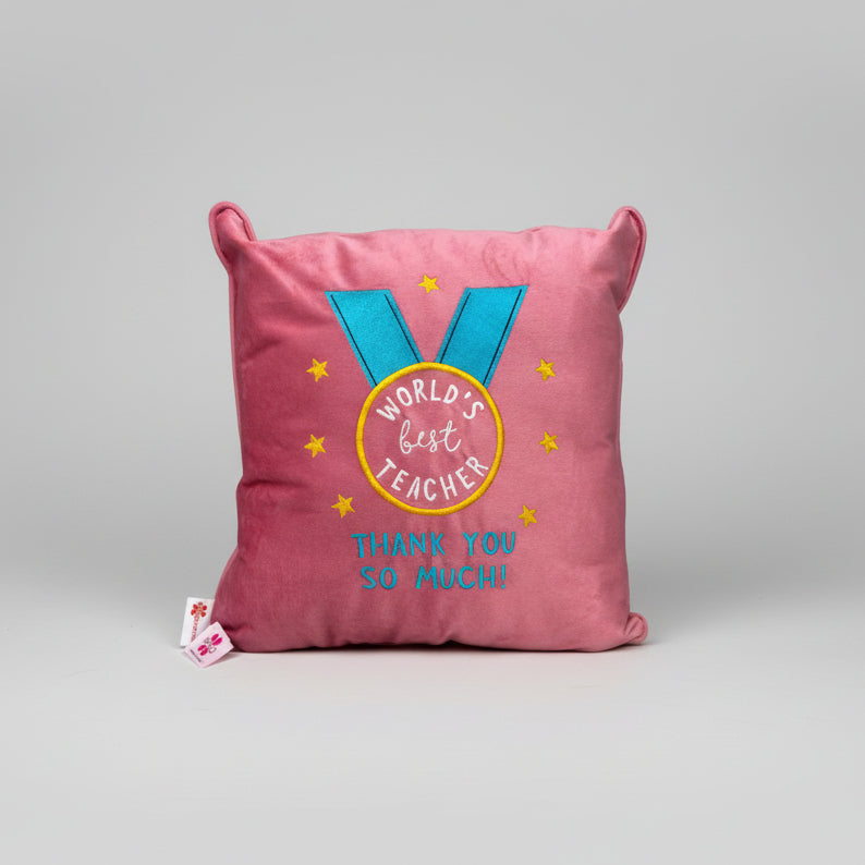 World's Best Teacher Cushion