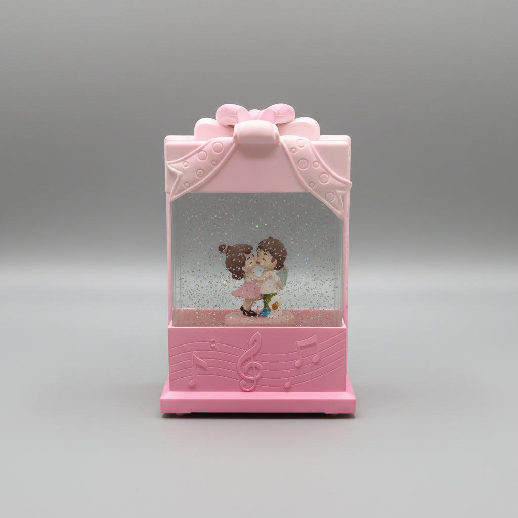 Musical Gift Box Water Globe