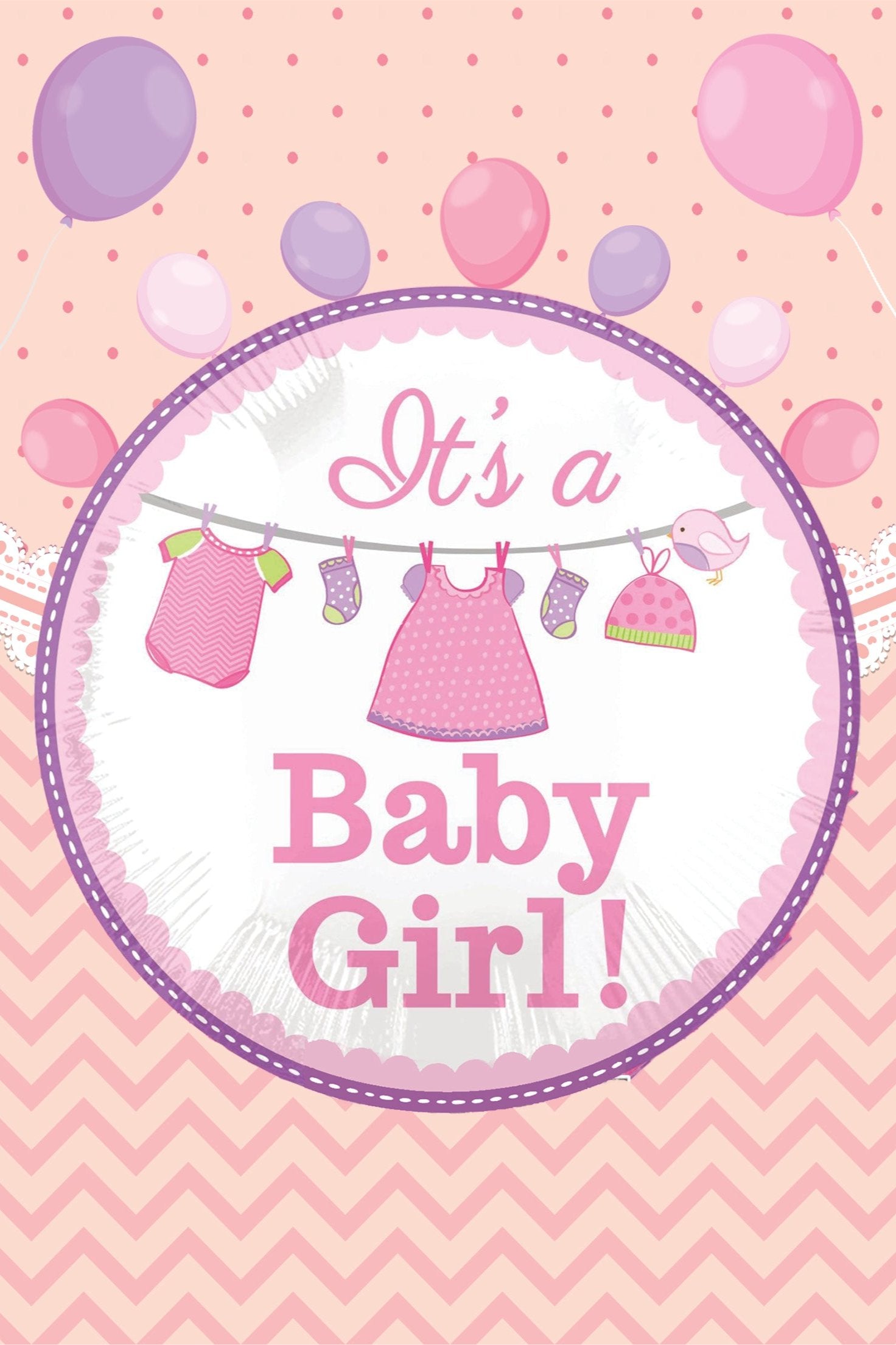It's a baby girl greeting card – Sugar Gifts