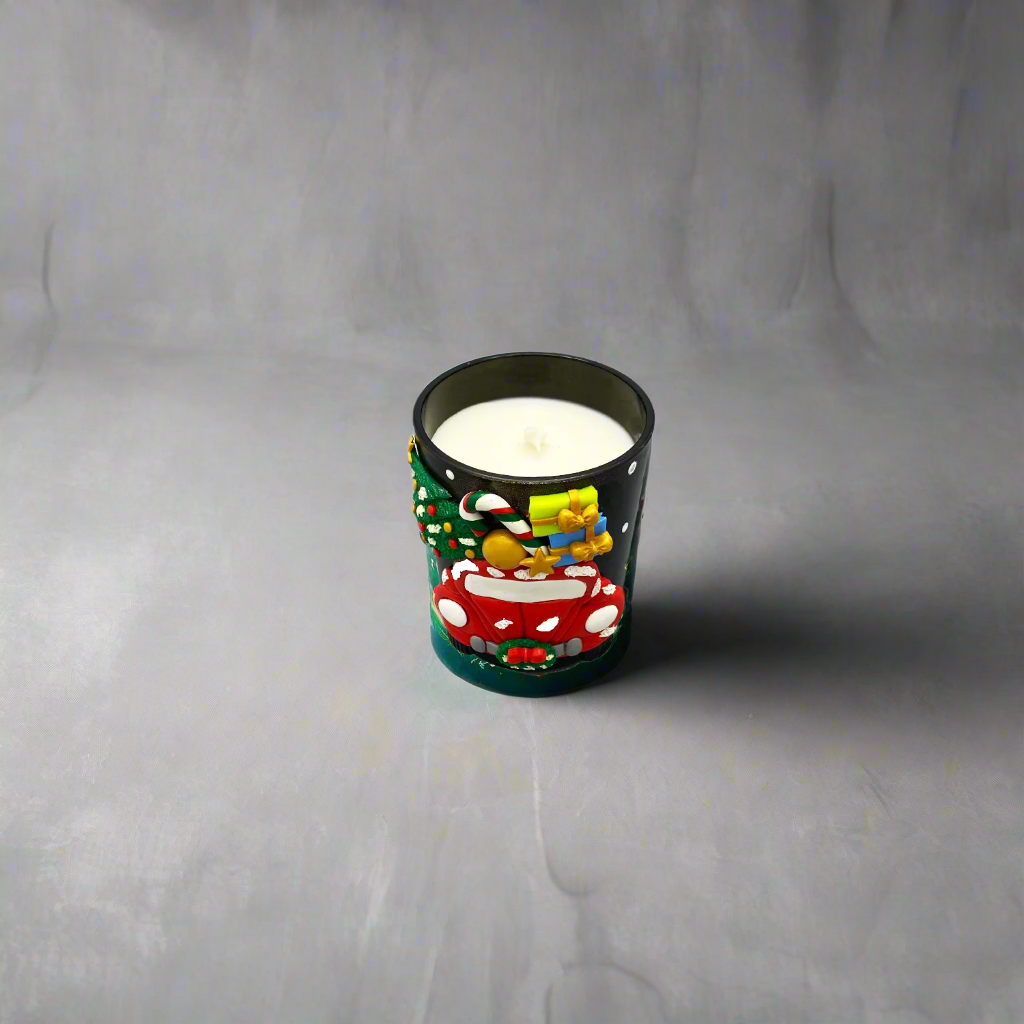 Christmas Santa Candle (Cozy Coconut)