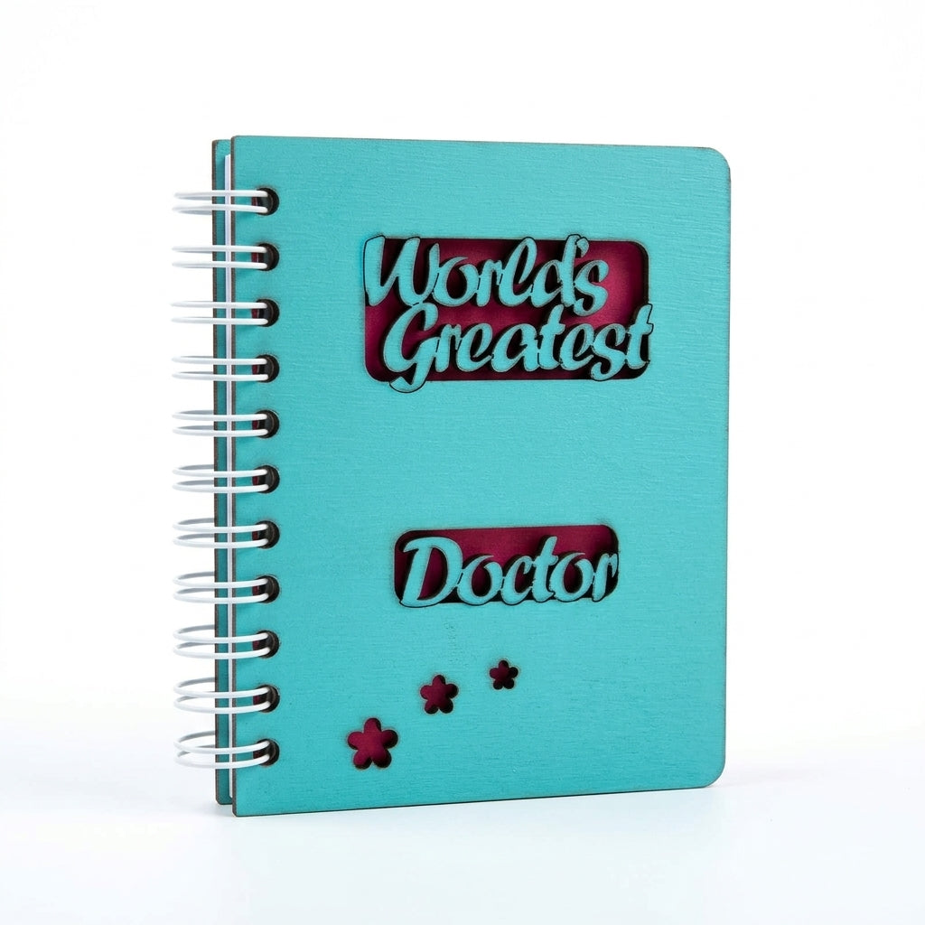 Mini Notebook WG Doctor Turqouise/Fushia