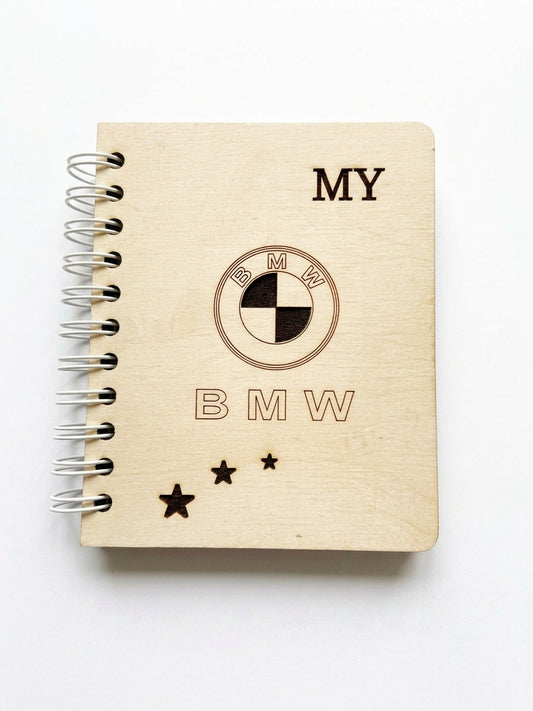 Mini Notebook Cars BMW Pearl/Black