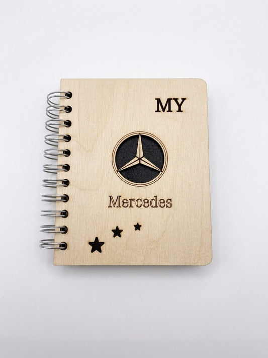 Mini Notebook Cars Mercedes Pearl/Black