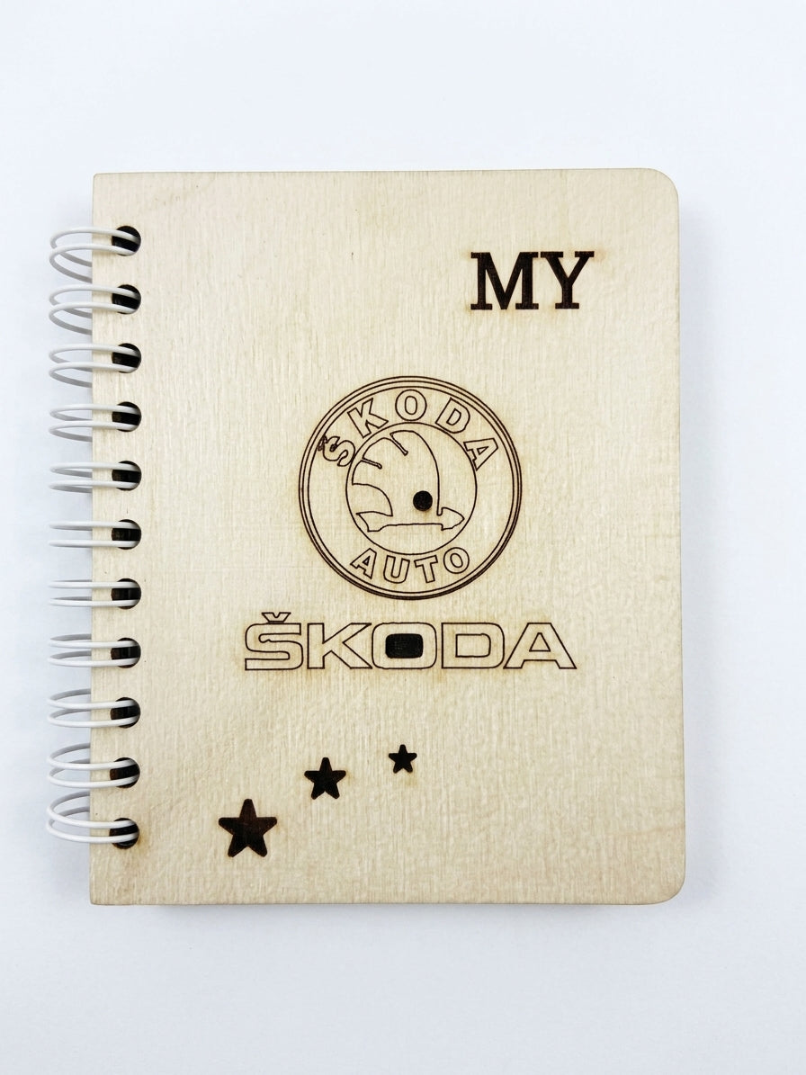 Mini Notebook Cars Skoda Pearl/Black