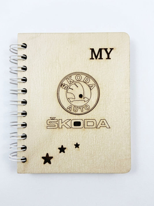 Mini Notebook Cars Skoda Pearl/Black