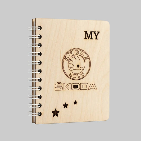 Mini Notebook Cars Skoda Pearl/Black