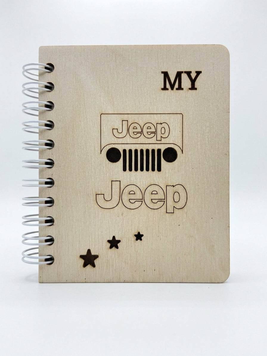 Mini Notebook Cars JEEP Pearl/Black