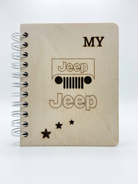 Mini Notebook Cars JEEP Pearl/Black