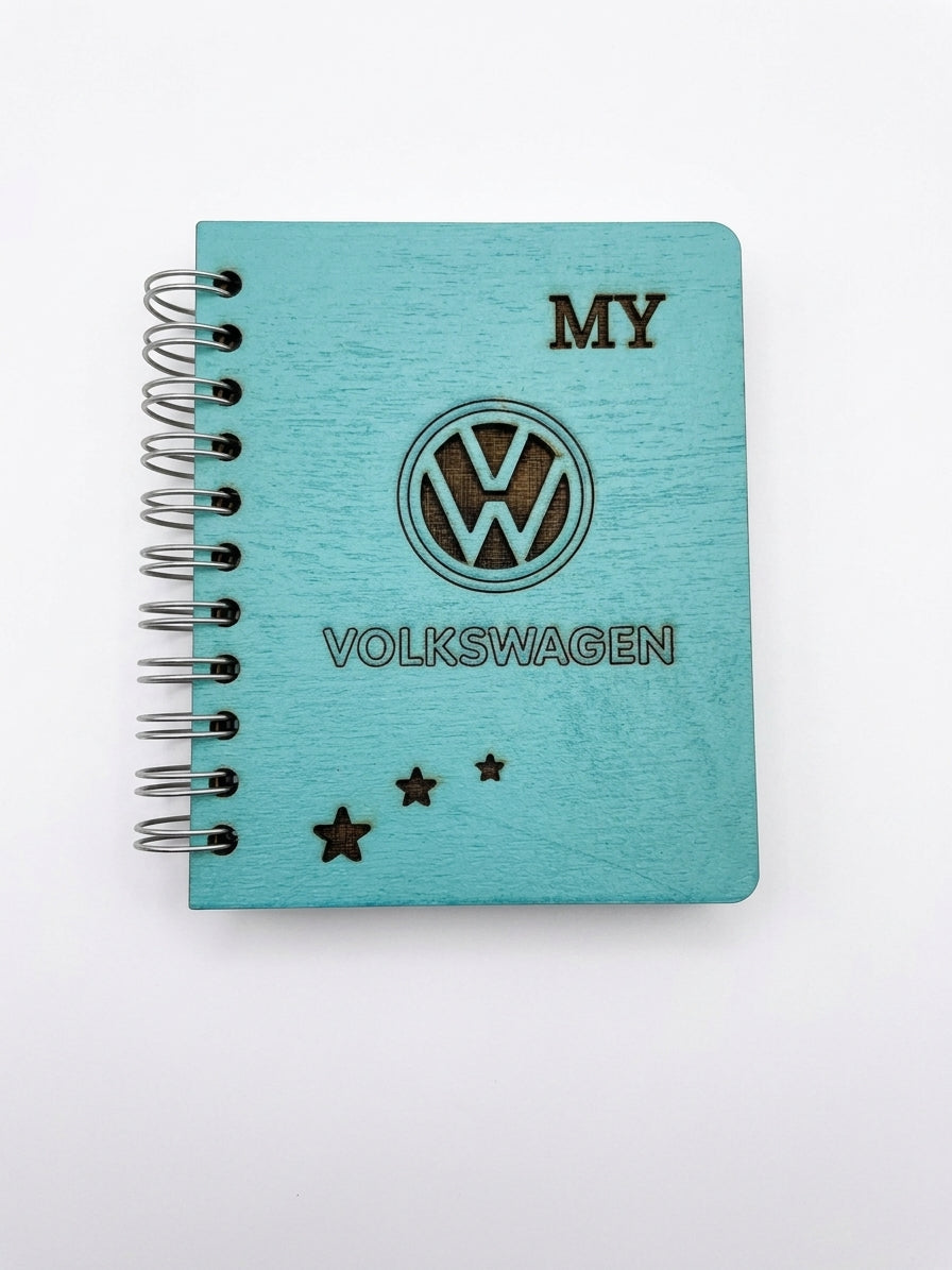 Mini Notebook Cars Volkswagen Turq/Black