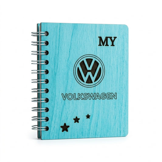 Mini Notebook Cars Volkswagen Turq/Black