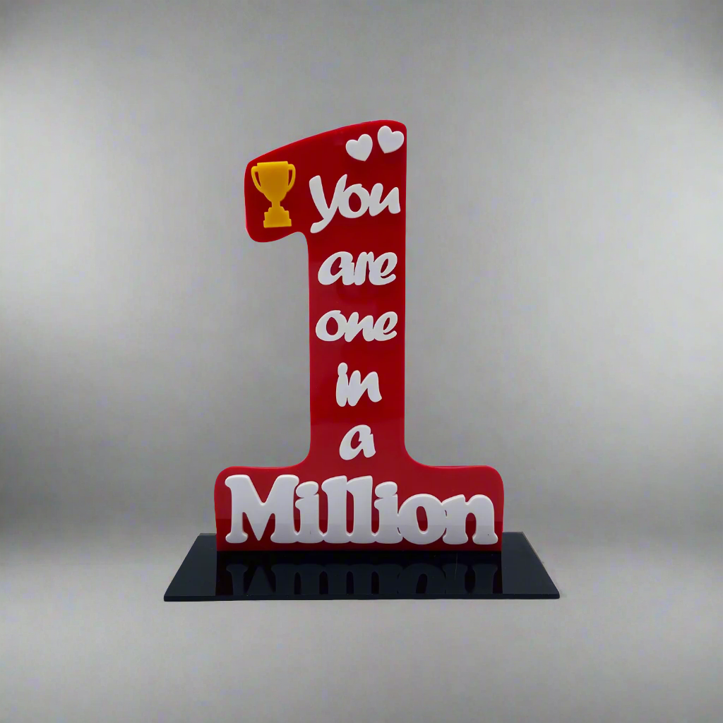 You Are One In A Million acrylic stand Sugar Gifts