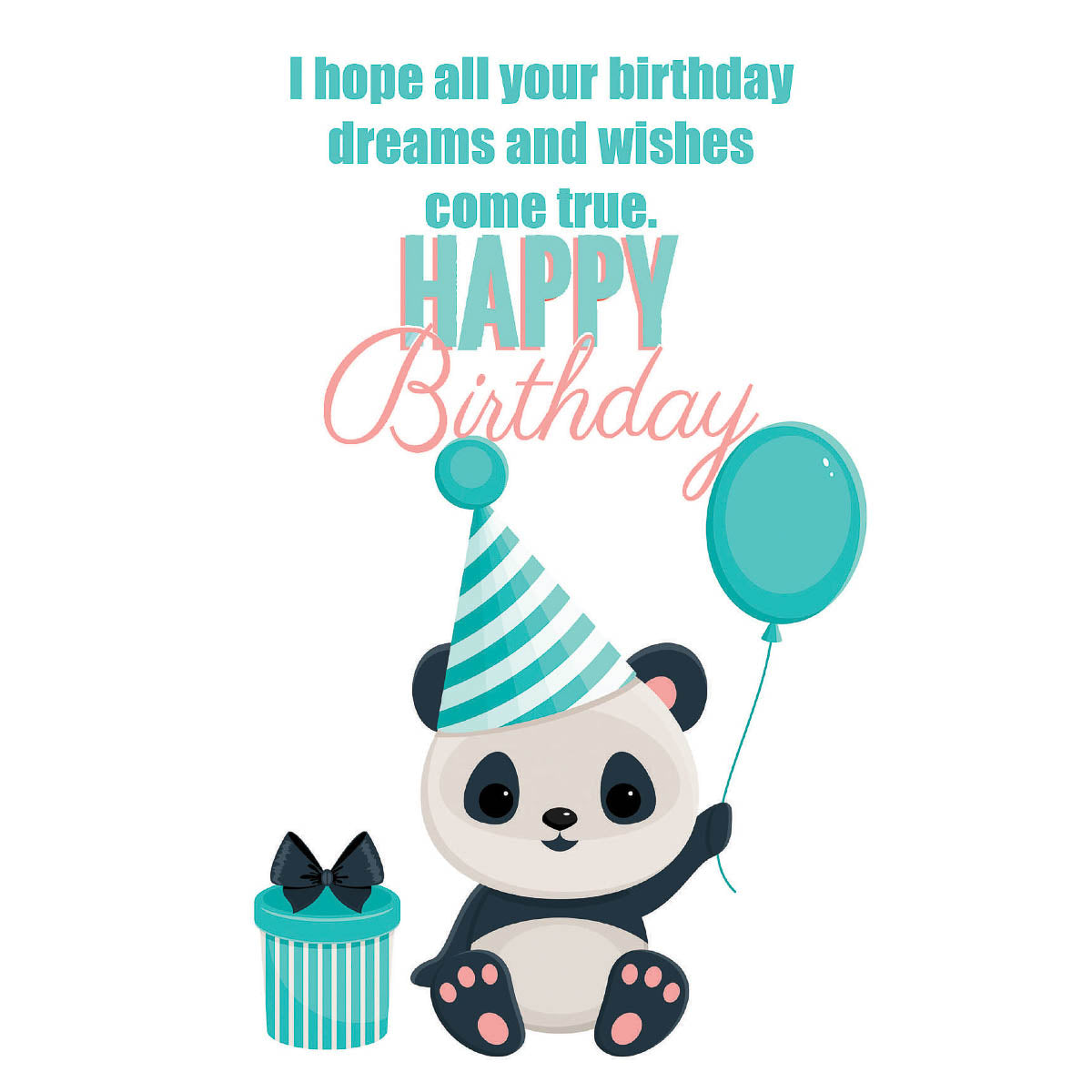 Gift Card - Birthday - Panda