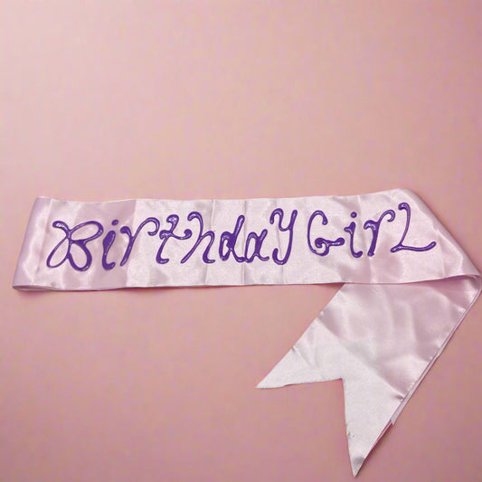 Birthday Girl Sash