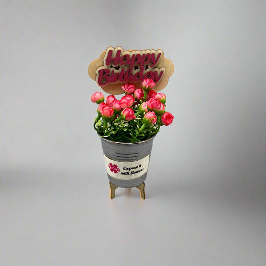 Birthday Mini Flower pot