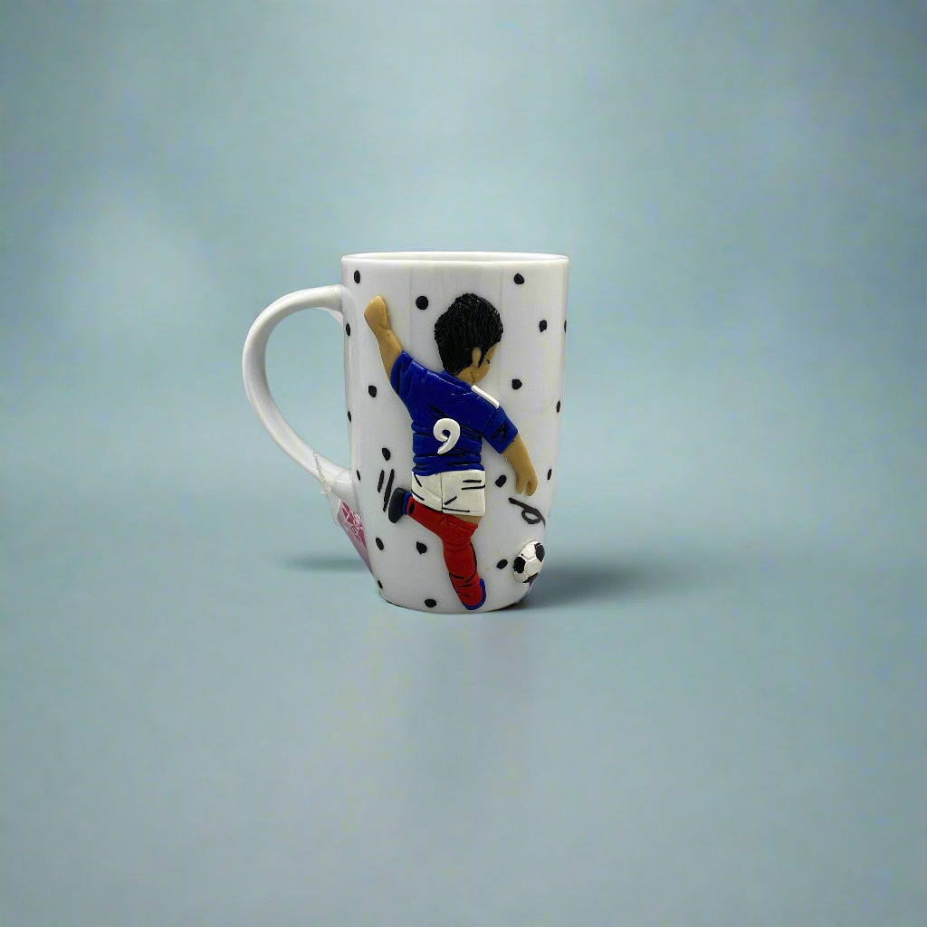 Number 9 Football Player Handmade Mug