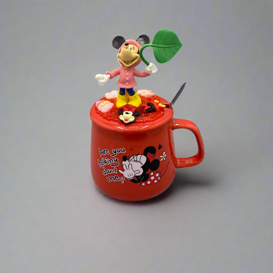 Minnie Mug with pink jacket