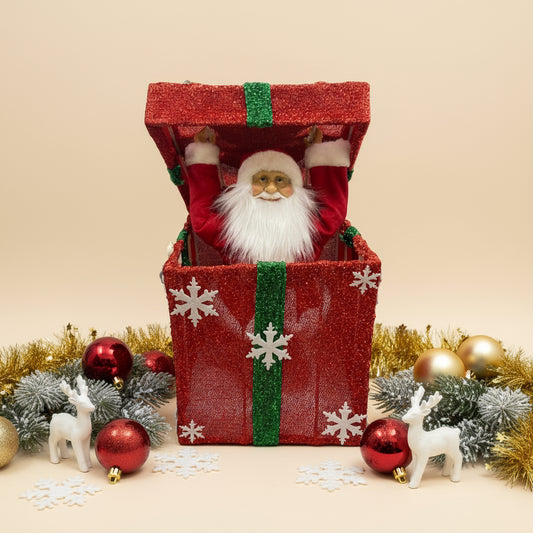Musical Santa Gift Box