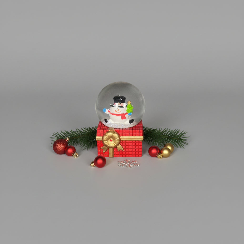 Small Christmas Water Globe