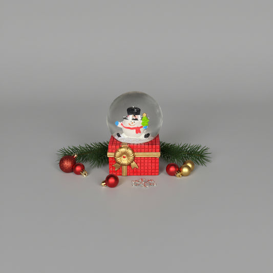 Small Christmas Water Globe