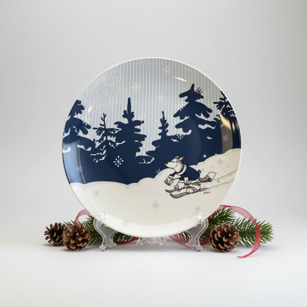 Cookie plate Husky Boy