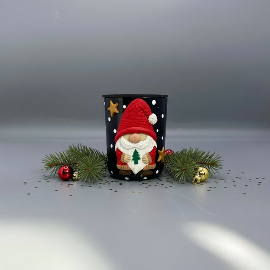 Christmas Santa Candle