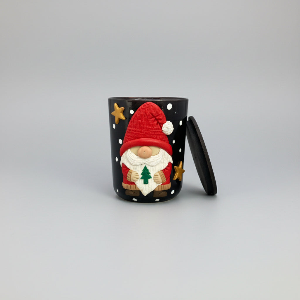 Christmas Santa Candle