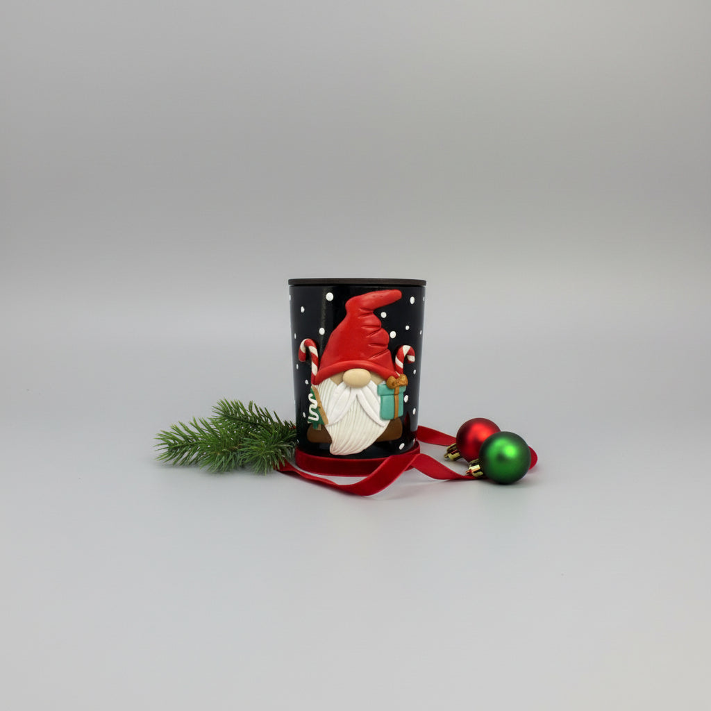 Christmas Santa Candle