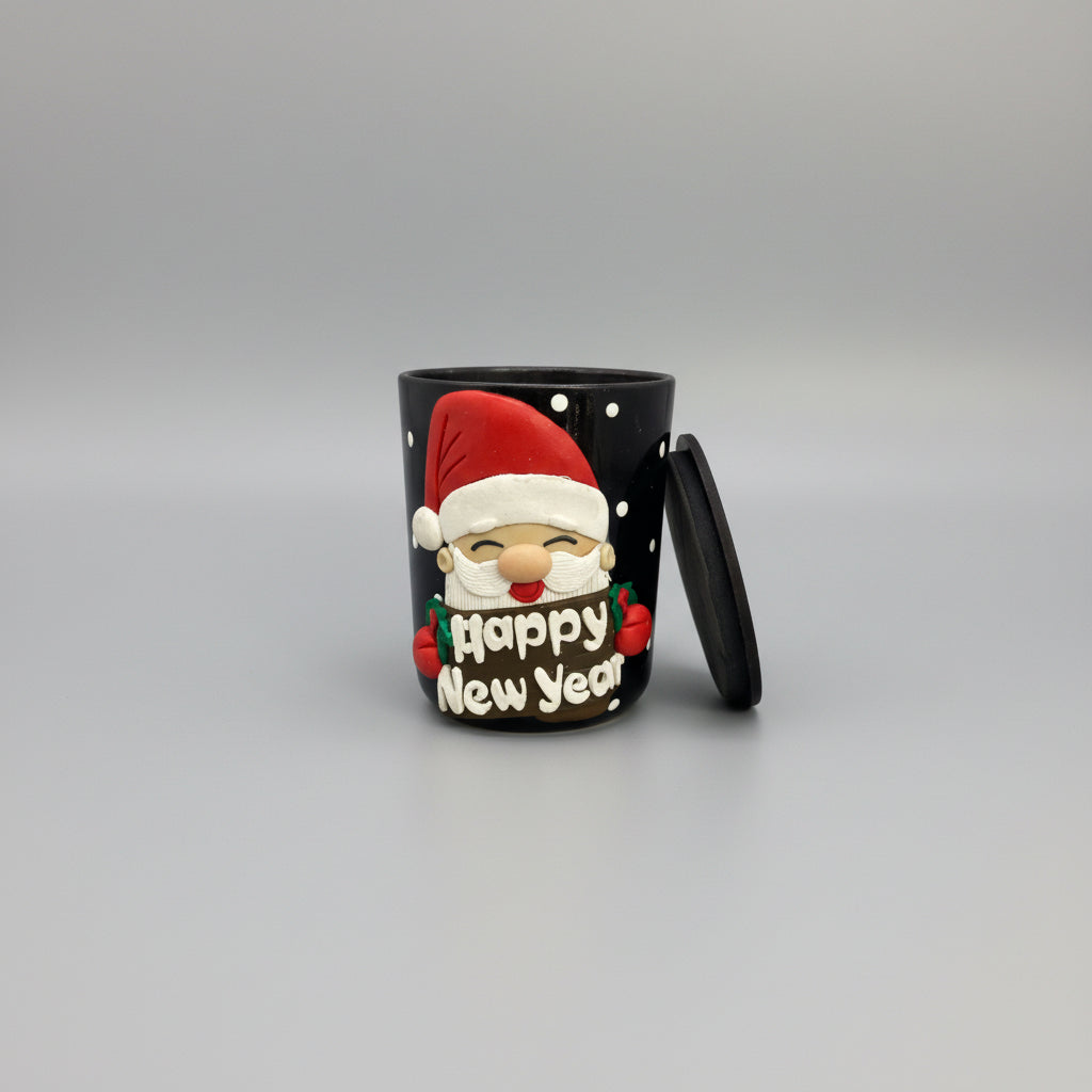 Christmas Santa Candle