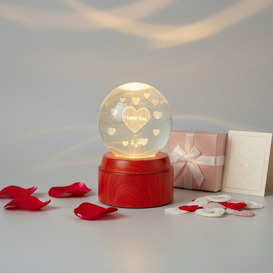 Rotating Crystal Globe