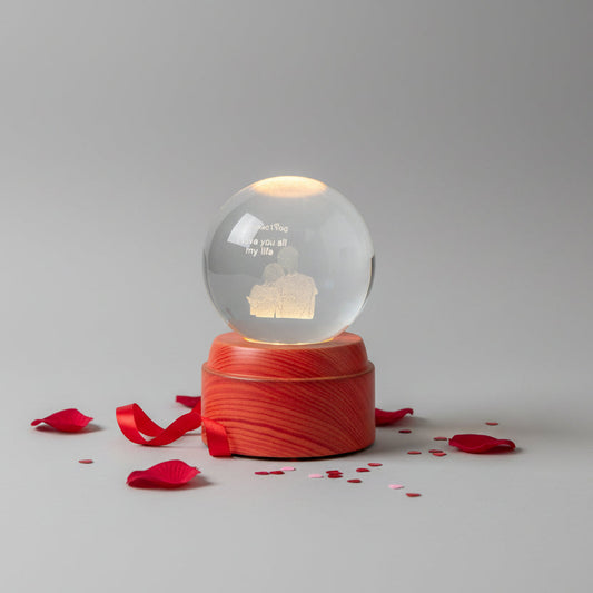 Rotating Crystal Globe