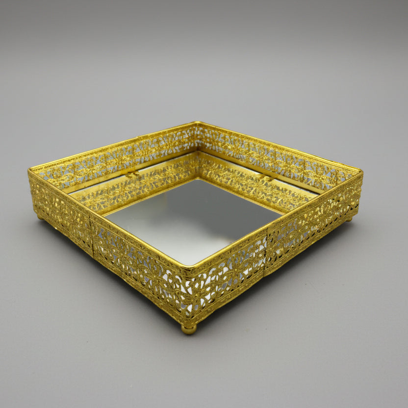 Ramadan Metal Gold Tray