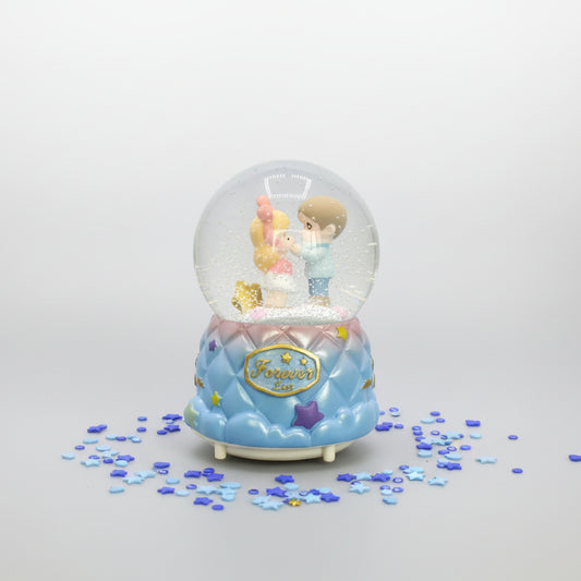 Boy and Girl Water Globe
