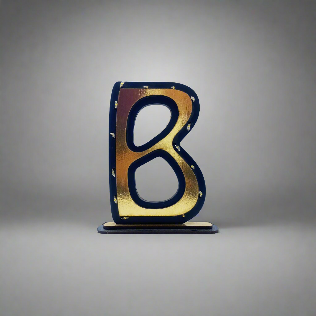 Lighting Letters - B/G