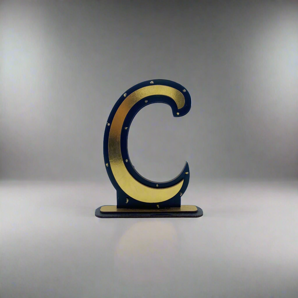 Lighting Letters - B/G