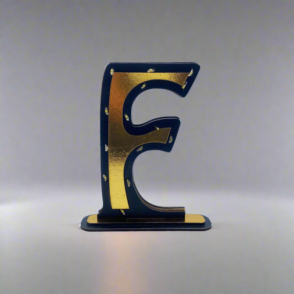 Lighting Letters - B/G