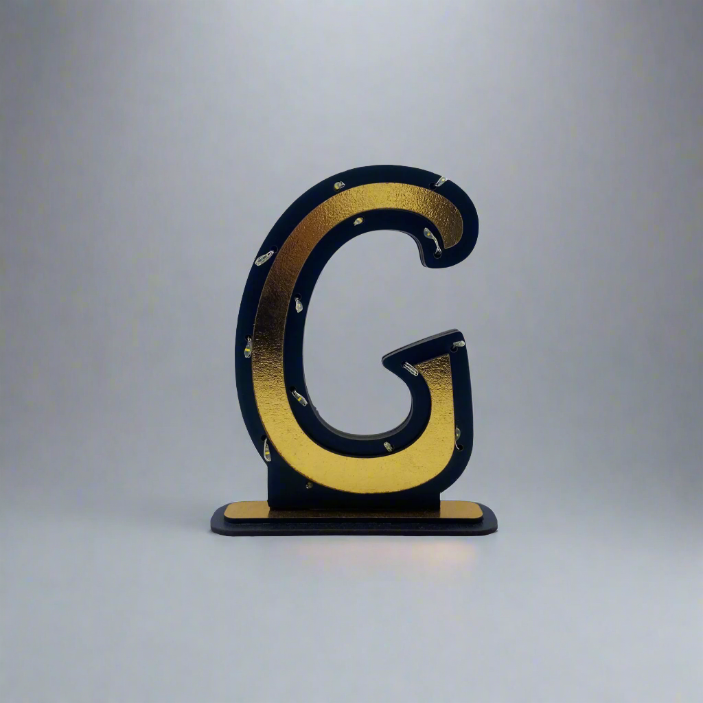 Lighting Letters - B/G