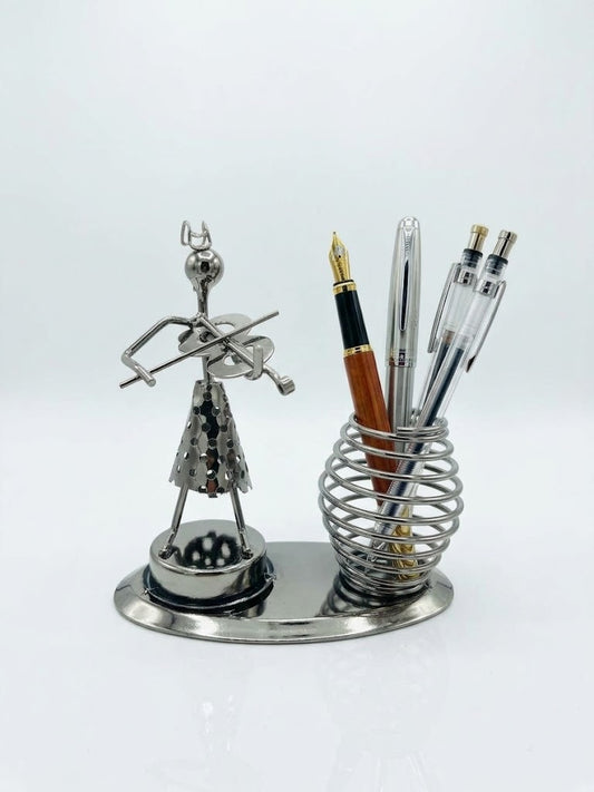 Metal Pen Stand Figure Small Size