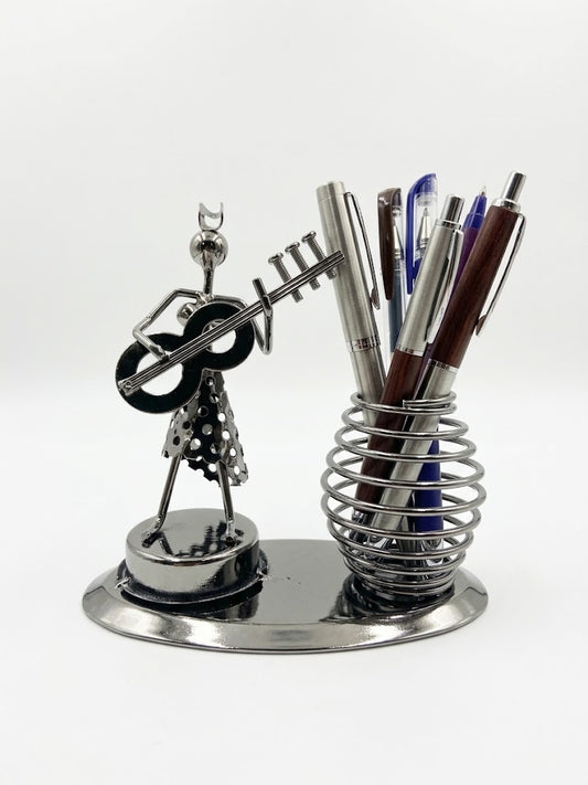 Metal Pen Stand Figure Small