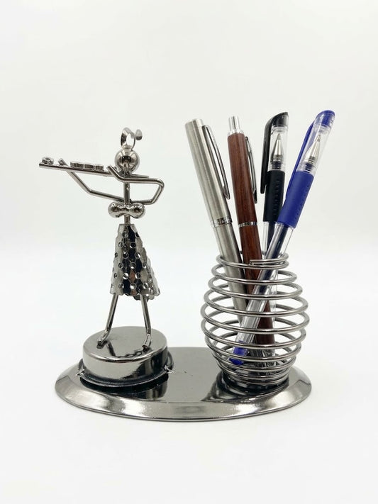 Metal Pen Stand Figure Small