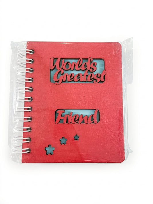 Mini Notebook WG Friend  Fuschia/Turqouise