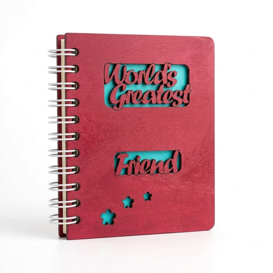 Mini Notebook WG Friend  Fuschia/Turqouise
